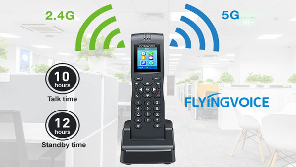 Điện thoại bàn cầm tay không dây của Flyingvoice